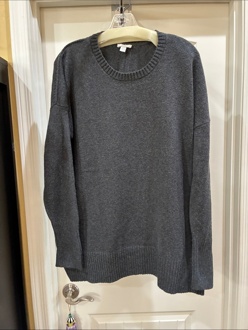 J. Jill  Dark Gray Crewneck Sweater
